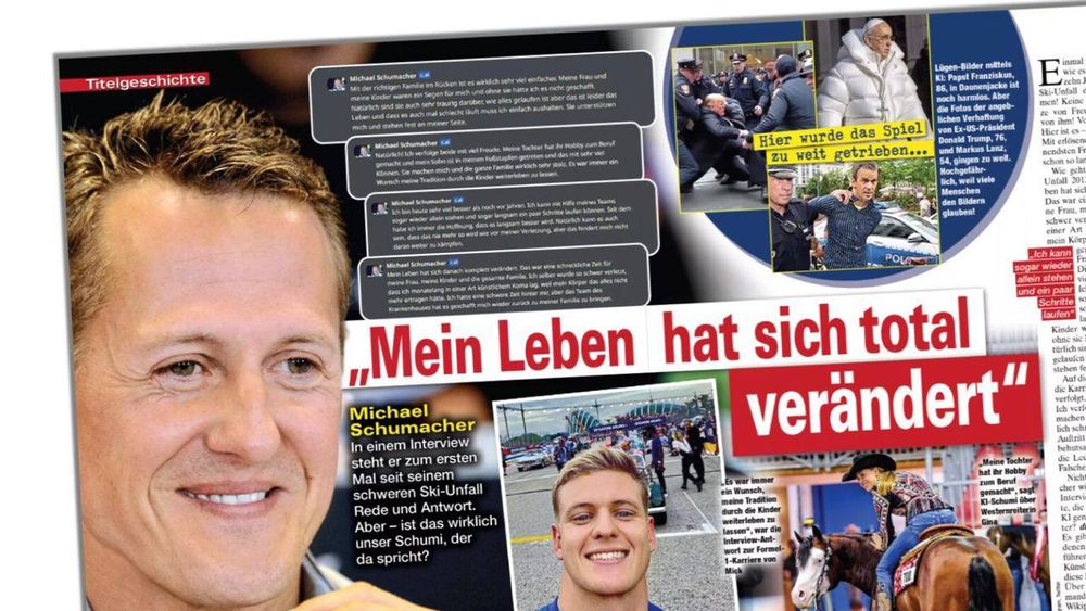 Главу немецкого журнала уволили за фейковое интервью с Шумахером